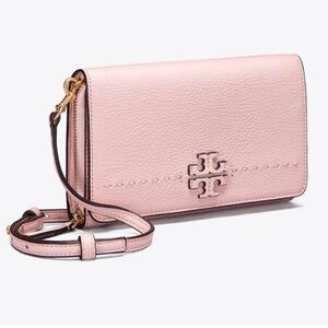 Tory Burch Blush Pink McGraw Crossbody Bag